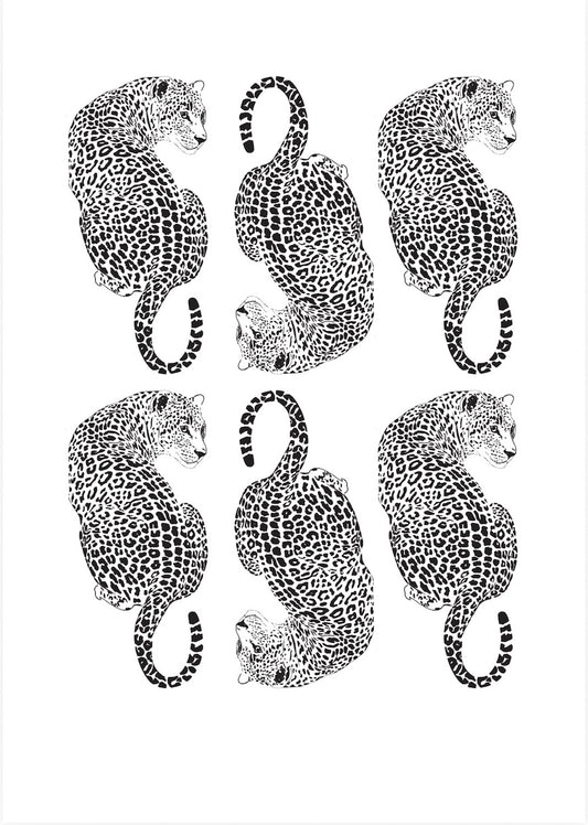 Onça preta para porcelana - 24 unidades