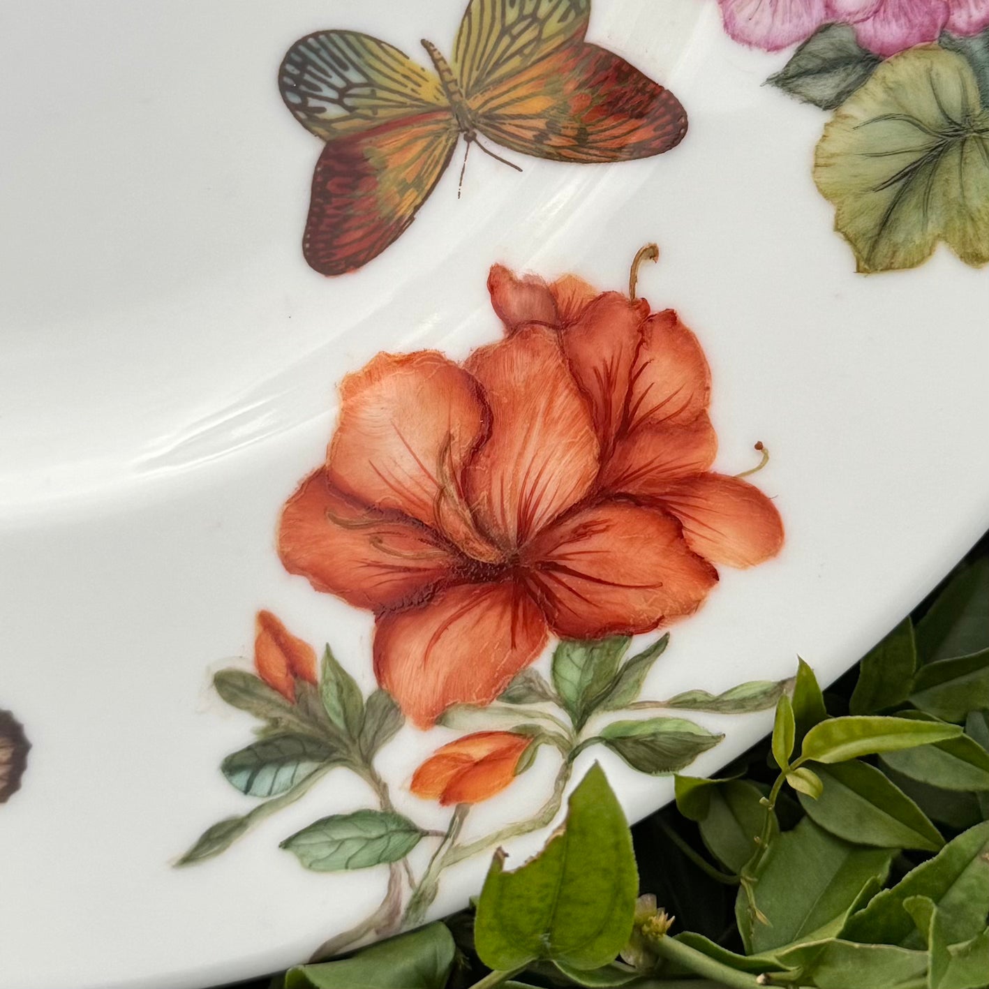 Flores de corte para porcelana - 14 folhas