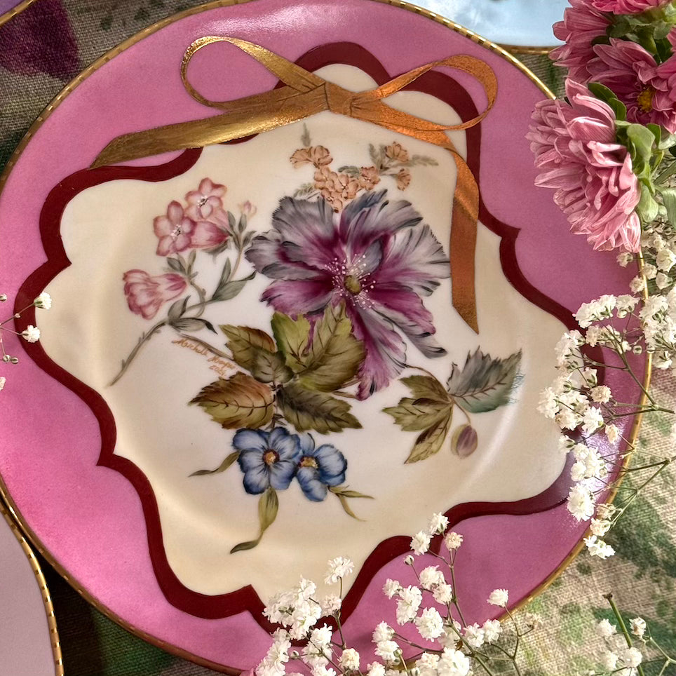 Flores bouquet pra porcelana - 12 folhas