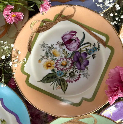 Flores bouquet pra porcelana - 12 folhas