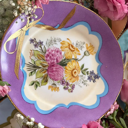 Flores bouquet pra porcelana - 12 folhas