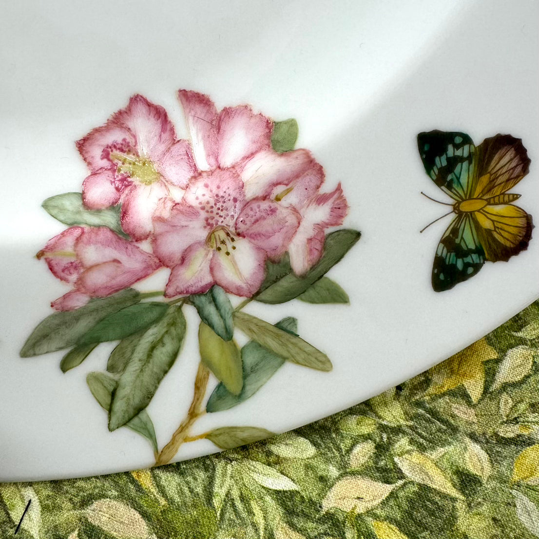 Flores de corte para porcelana - 14 folhas