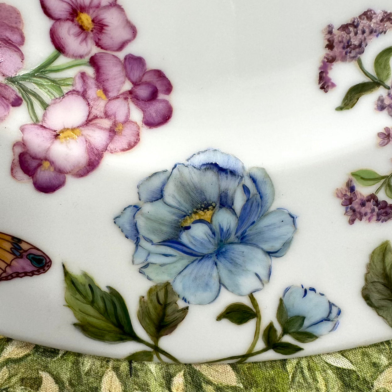 Flores de corte para porcelana - 14 folhas
