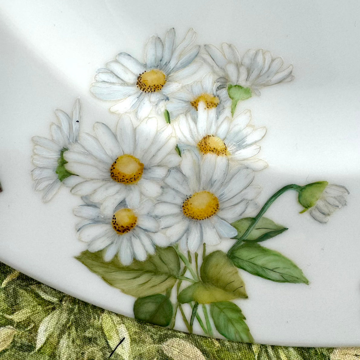 Flores de corte para porcelana - 14 folhas