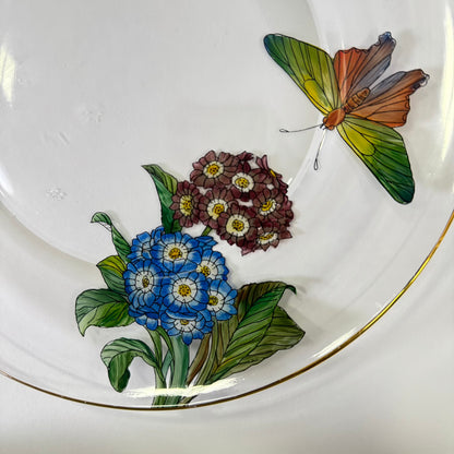 Flores e insetos para vidro - 8 folhas