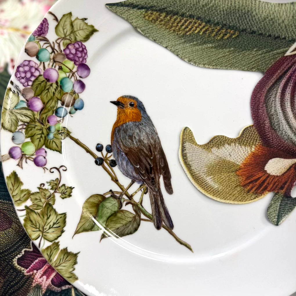 Pássaros para porcelana - 18 folhas