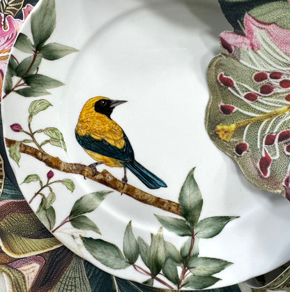 Pássaros para porcelana - 18 folhas