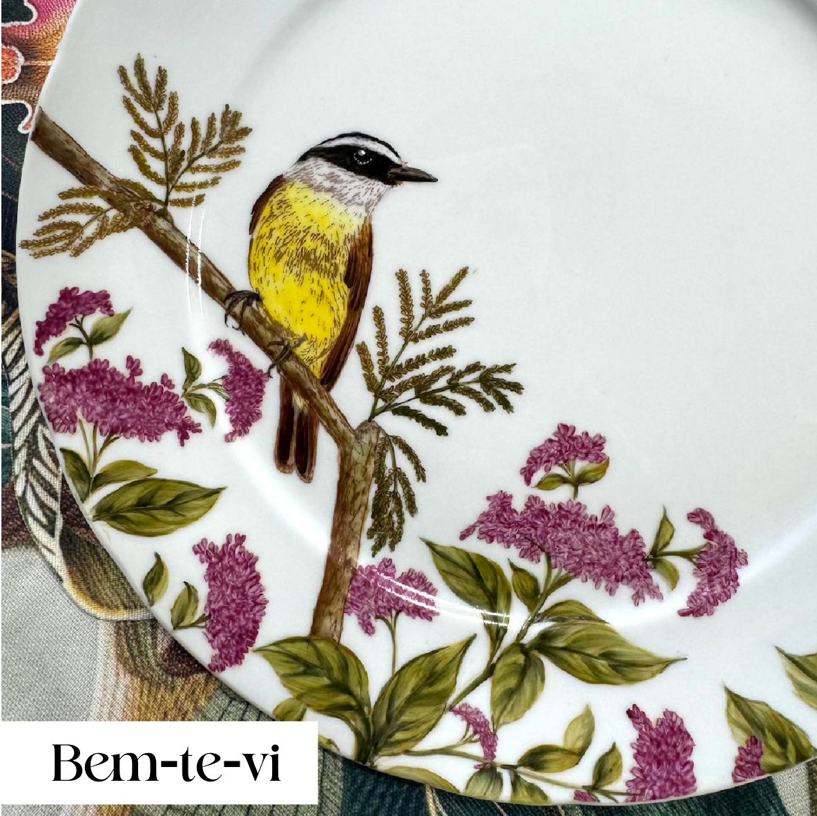 Pássaros para porcelana - 18 folhas