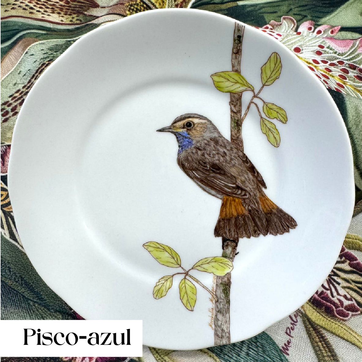 Pássaros para porcelana - 18 folhas